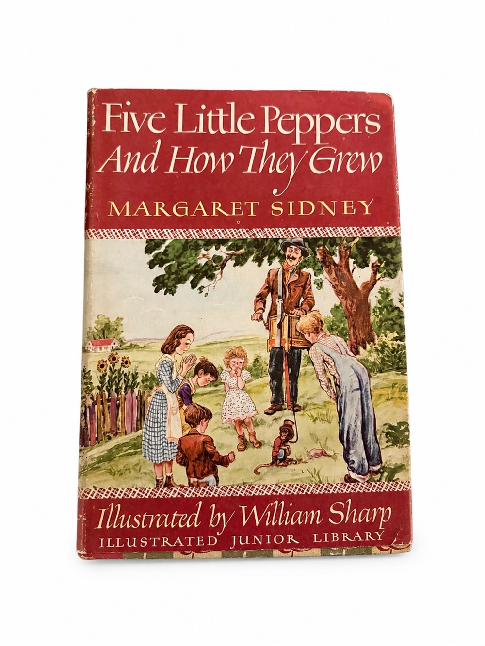 Five Little Peppers and How They Grew by Margaret Sidney - Red Cover